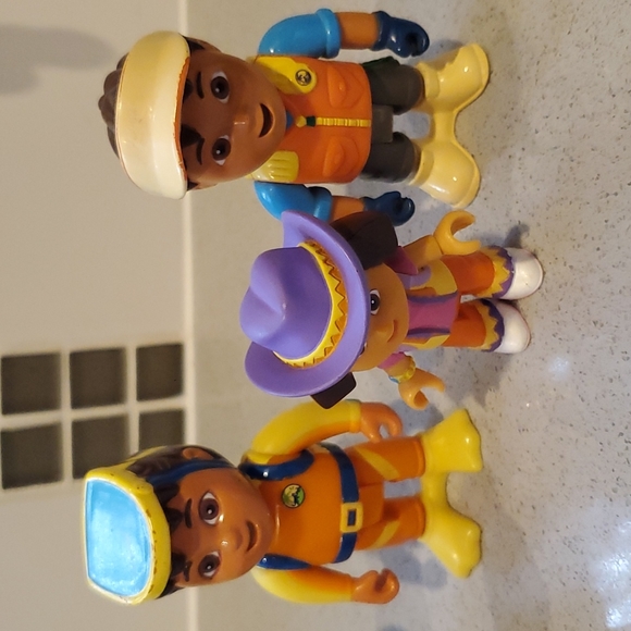 DORA THE EXPLORER & Go Diego Mini Figures, Mega Bloks / Cake Toppers - Picture 3 of 9